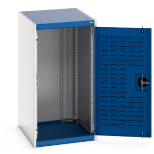 Industrial Metal Cupboard Storages with Bin Storage Doors - WxDxH: 525X650X1000mm Ral 7035/5010 _SKU-40018088.11V