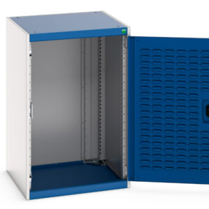 Lourve Door Steel Cupboard Storage - WxDxH: 650X650X1000mm Ral 7035/5010 _SKU-40019090.11V