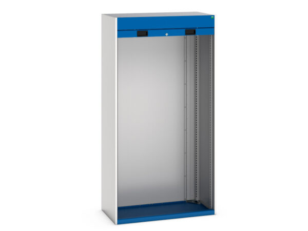 2M High Metal Cupboard Storage - WxDxH: 1050X525X2000mm Ral 7035/5010 _SKU-40201002.11V