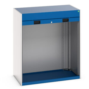 Bott Cubio Premium Cupboard Storage - with Roller Shutter Door. WxDxH: 1050X650X1200mm Ral 7035/5010 _SKU-40201003.11V