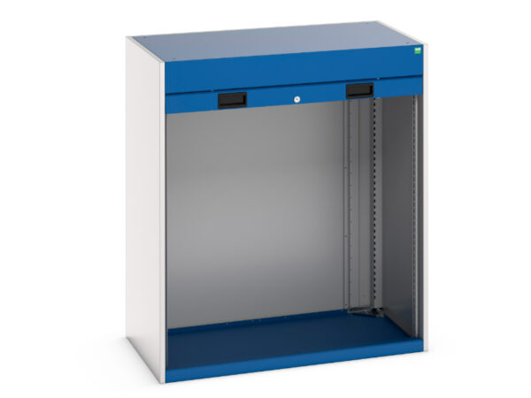 Bott Cubio Premium Cupboard Storage - with Roller Shutter Door. WxDxH: 1050X650X1200mm Ral 7035/5010 _SKU-40201003.11V
