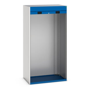 1M Wide Roller Shutter Door Metal Cupboard Storage - WxDxH: 1050X650X2000mm Ral 7035/5010 _SKU-40201004.11V