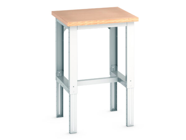 Adjustable Heavy Duty Bott Workbench - Cubio Framework Bench Adj Height (Mpx) . WxDxH: 750X750X740-1140mm Ral 7035 _SKU-41003046.16V
