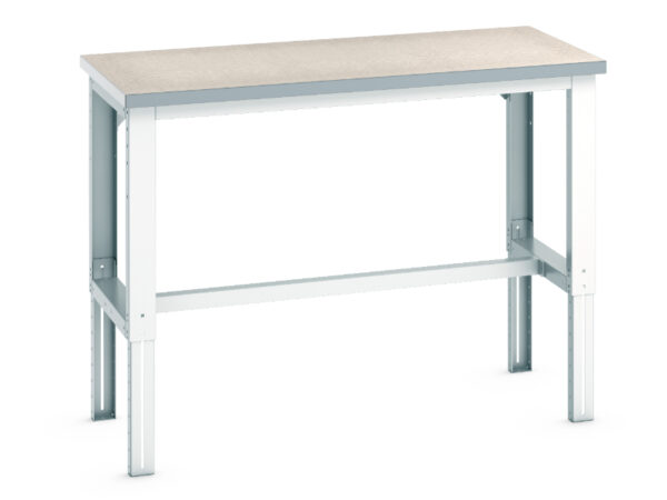 Heavy Duty Metal Workbench Legs - WxDxH: 1500X750X740-1140mm Ral 7035 _SKU-41003120.16V