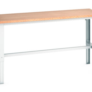 Cubio Framework Bench Adj Height (Mpx) with 3 Stringers - WxDxH: 2000X750X740-1140mm Ral 7035 _SKU-41003214.16V