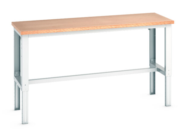 Cubio Framework Bench Adj Height (Mpx) with 3 Stringers - WxDxH: 2000X750X740-1140mm Ral 7035 _SKU-41003214.16V