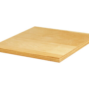 Cubio Worktop Multiplex. WxDxH: 525X525X40mm Brown - Natural Wood _SKU-41201005. 08V