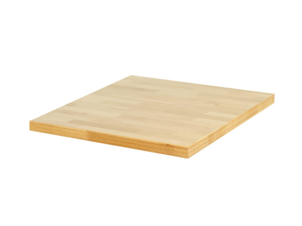 Cubio Worktop Beech. WxDxH: 750X750X40mm Brown - Natural Wood _SKU-41201031. 07V