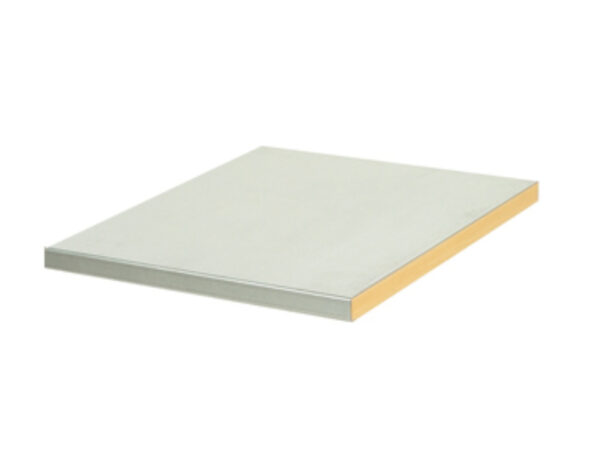 Cubio Worktop Steel Clad. WxDxH: 750X750X40mm Grey _SKU-41201031. 14V