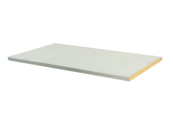 Cubio Worktop Steel Clad. WxDxH: 2000X750X40mm Grey _SKU-41201036. 14V