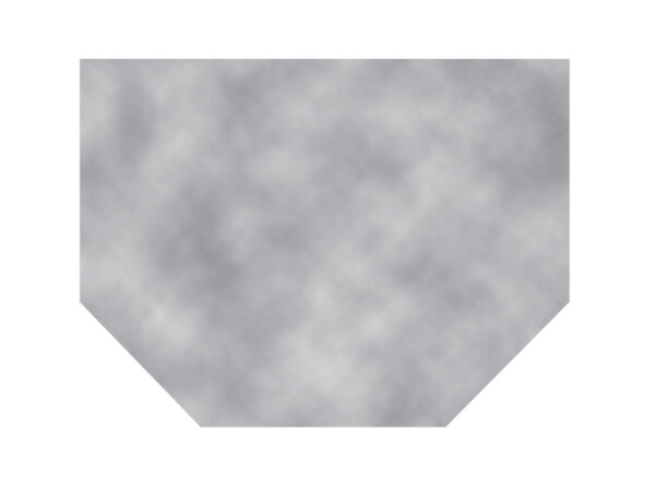 Cubio 'T' Worktop Lino. WxDxH: 1507X1129X40mm Grey _SKU-41201068. 15V