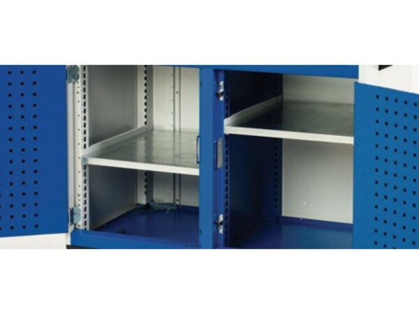 Cubio Shelf Kit for 400 X 525mm Cupboard Storage - WxDxH: 320X468X25mm Galvanised Steel _SKU-42101003.51V