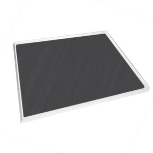 Cubio Top Tray with Inlaid Mat for 650 X 750mm Storage Cabinet / Cupboard Storage. WxDxH: 650X750X15mm Ral 7035 _SKU-42102009.16V