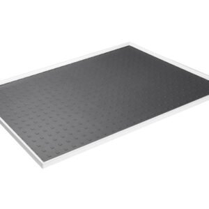Cubio Top Tray with Inlaid Mat for 800 X 650mm Storage Cabinet / Cupboard Storage. WxDxH: 800X650X15mm Ral 7035 _SKU-42102012.16V