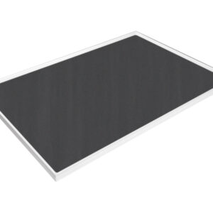 Cubio Top Tray with Inlaid Mat for 1050 X 750mm Storage Cabinet / Cupboard Storage. WxDxH: 1050X750X15mm Ral 7035 _SKU-42102017.16V