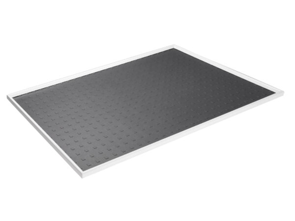 Cubio Top Tray with Inlaid Mat for 1300 X 525mm Storage Cabinet / Cupboard Storage. WxDxH: 1300X525X15mm Ral 7035 _SKU-42102019.16V