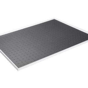Cubio Top Tray with Inlaid Mat for 1300 X 750mm Storage Cabinet / Cupboard Storage. WxDxH: 1300X750X15mm Ral 7035 _SKU-42102021.16V