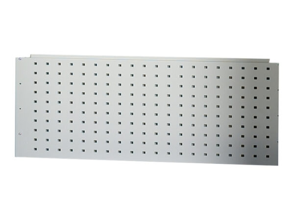 Heavy Duty Tool Pegboard for Workshop Cupboard Storage - Cubio Backpanel Perfo, for 1300mm Wide Cupboard Storage. Wxh: 1080X350mm Ral 7035 _SKU-43005007.16V