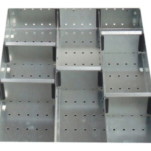 Bott Workshop Organiser Drawer - Cubio Adjustable Divider Kit 8 Compartment for Storage Cabinet - WxDxH: 525X650X100mm Galvanised Steel _SKU-43020631.51