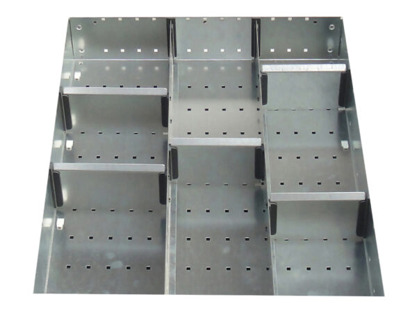 Bott Workshop Organiser Drawer - Cubio Adjustable Divider Kit 8 Compartment for Storage Cabinet - WxDxH: 525X650X100mm Galvanised Steel _SKU-43020631.51