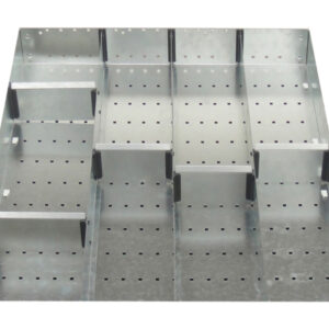 Cubio Adjustable Divider Kit 9 Compartment for Storage Cabinet - WxDxH: 650X525X75mm Galvanised Steel _SKU-43020635.51