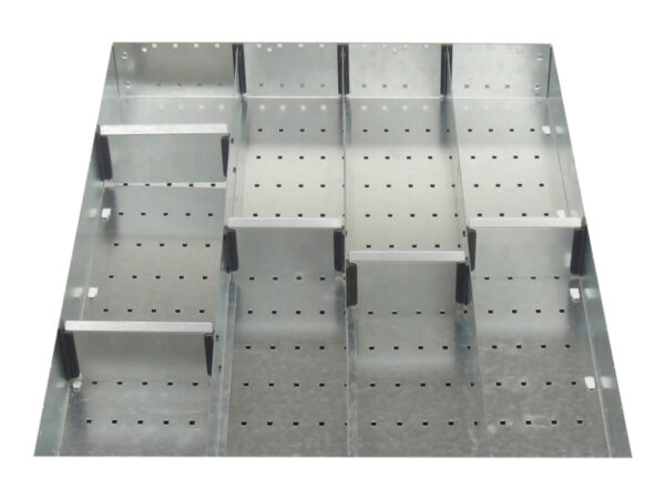 Cubio Adjustable Divider Kit 9 Compartment for Storage Cabinet - WxDxH: 650X525X75mm Galvanised Steel _SKU-43020635.51