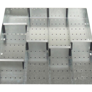 Cubio Adjustable Divider Kit 9 Compartment for Storage Cabinet - WxDxH: 650X525X100mm Galvanised Steel _SKU-43020637.51