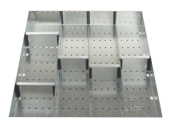 Cubio Adjustable Divider Kit 9 Compartment for Storage Cabinet - WxDxH: 650X525X100mm Galvanised Steel _SKU-43020637.51