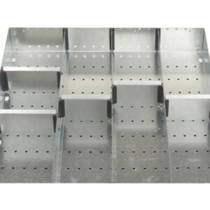 Bott Workshop Organizer Drawer - Cubio Adjustable Divider Kit 9 Compartment for Storage Cabinet - WxDxH: 650X650X75mm Galvanised Steel _SKU-43020641.51