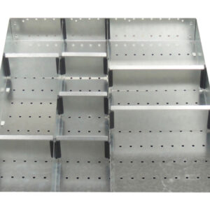 Cubio Adjustable Divider Kit 10 Compartment for Storage Cabinet - WxDxH: 650X750X75mm Galvanised Steel _SKU-43020646.51
