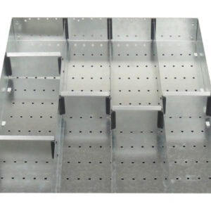 Cubio Adjustable Divider Kit 9 Compartment for Storage Cabinet - WxDxH: 650X750X75mm Galvanised Steel _SKU-43020647.51