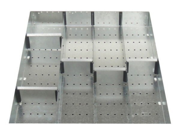 Cubio Adjustable Divider Kit 9 Compartment for Storage Cabinet - WxDxH: 650X750X75mm Galvanised Steel _SKU-43020647.51
