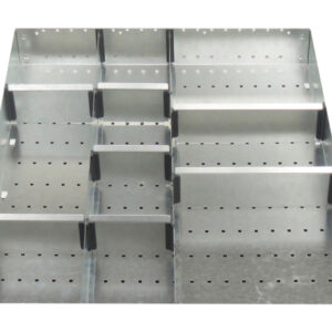 Cubio Adjustable Divider Kit 10 Compartment for Storage Cabinet - WxDxH: 650X750X100mm Galvanised Steel _SKU-43020648.51