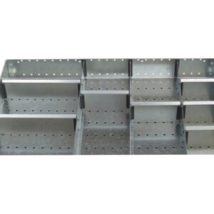 Cubio Adjustable Divider Kit 11 Compartment for Storage Cabinet - WxDxH: 800X525X75mm Galvanised Steel _SKU-43020652.51