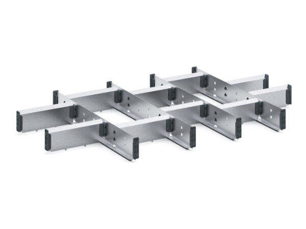 Cubio Adjustable Divider Kit 15 Compartment for Storage Cabinet - WxDxH: 800X525X75mm Galvanised Steel _SKU-43020653.51