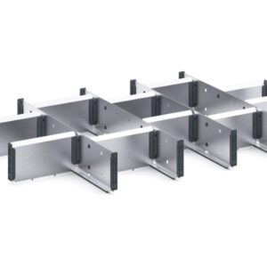 Cubio Adjustable Divider Kit 15 Compartment for Storage Cabinet - WxDxH: 800X525X100mm Galvanised Steel _SKU-43020655.51