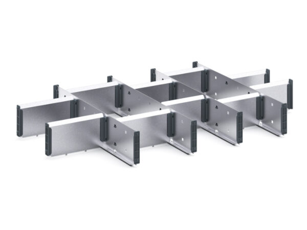 Cubio Adjustable Divider Kit 15 Compartment for Storage Cabinet - WxDxH: 800X525X100mm Galvanised Steel _SKU-43020655.51