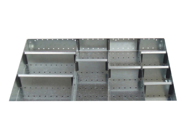 Cubio Adjustable Divider Kit 11 Compartment for Storage Cabinet - WxDxH: 800X525X150mm Galvanised Steel _SKU-43020656.51