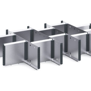 Cubio Adjustable Divider Kit 15 Compartment for Storage Cabinet - WxDxH: 800X525X150mm Galvanised Steel _SKU-43020657.51