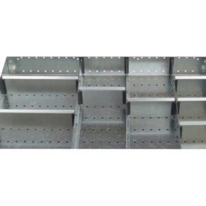 Cubio Adjustable Divider Kit 11 Compartment for Storage Cabinet - WxDxH: 800X650X100mm Galvanised Steel _SKU-43020660.51