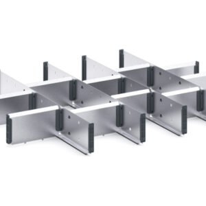 Cubio Adjustable Divider Kit 15 Compartment for Storage Cabinet - WxDxH: 800X650X100mm Galvanised Steel _SKU-43020661.51