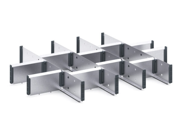 Cubio Adjustable Divider Kit 15 Compartment for Storage Cabinet - WxDxH: 800X650X100mm Galvanised Steel _SKU-43020661.51