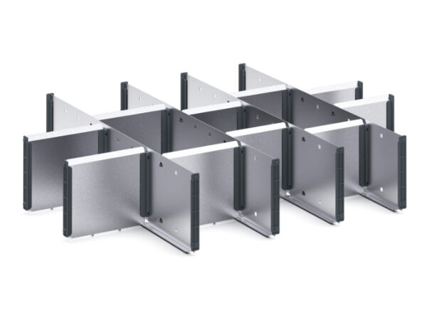 Cubio Adjustable Divider Kit 15 Compartment for Storage Cabinet - WxDxH: 800X650X150mm Galvanised Steel _SKU-43020663.51
