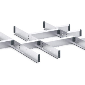 Cubio Adjustable Divider Kit 11 Compartment for Storage Cabinet - WxDxH: 800X750X75mm Galvanised Steel _SKU-43020664.51