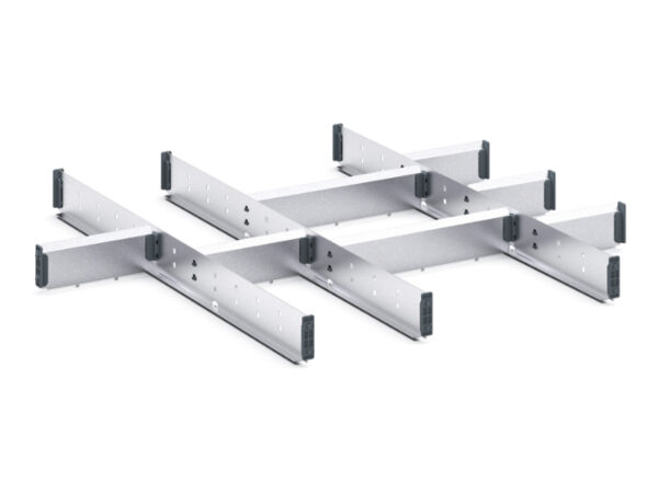 Cubio Adjustable Divider Kit 11 Compartment for Storage Cabinet - WxDxH: 800X750X75mm Galvanised Steel _SKU-43020664.51