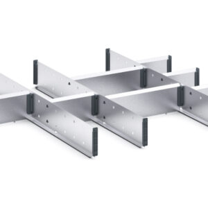 Cubio Adjustable Divider Kit 11 Compartment for Storage Cabinet - WxDxH: 800X750X100mm Galvanised Steel _SKU-43020666.51