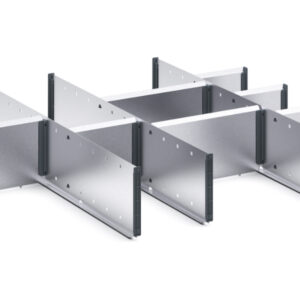 Cubio Adjustable Divider Kit 11 Compartment for Storage Cabinet - WxDxH: 800X750X150mm Galvanised Steel _SKU-43020668.51