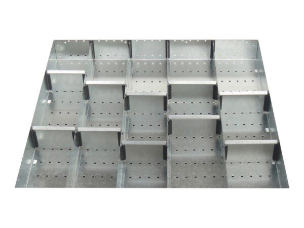 Cubio Adjustable Divider Kit 15 Compartment for Storage Cabinet - WxDxH: 800X750X150mm Galvanised Steel _SKU-43020669.51