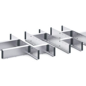 Cubio Adjustable Divider Kit 13 Compartment for Storage Cabinet - WxDxH: 1050X650X75mm Galvanised Steel _SKU-43020676.51