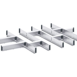 Cubio Adjustable Divider Kit 13 Compartment for Storage Cabinet - WxDxH: 1050X750X75mm Galvanised Steel _SKU-43020682.51